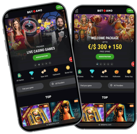 BetAmo Casino mobiele app